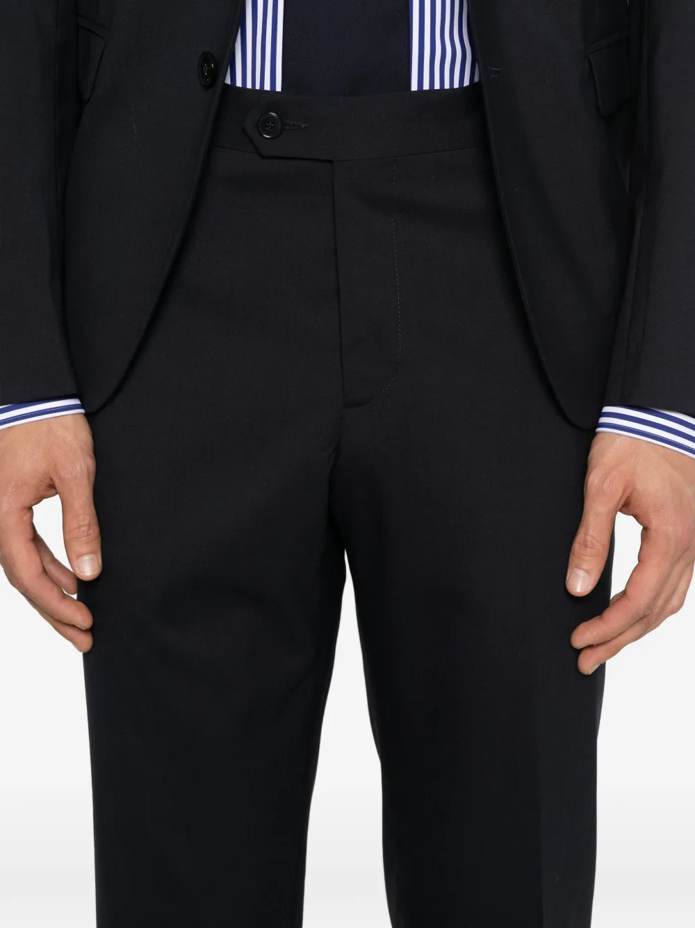 Manuel Ritz Pak met enkele rij knopen Blauw