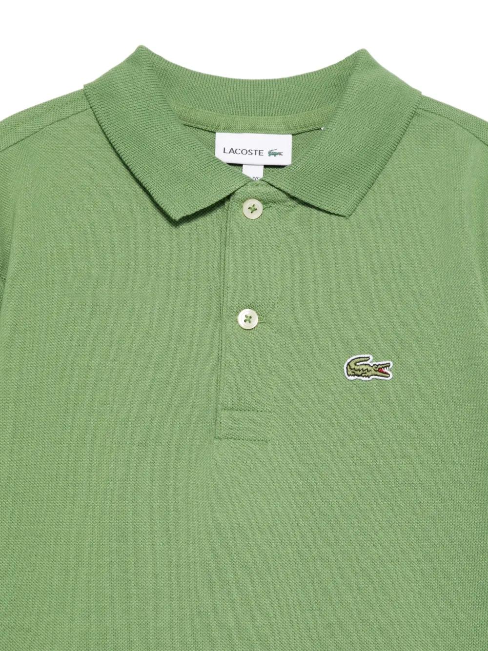  Lacoste Kids Pique Polo - Green 