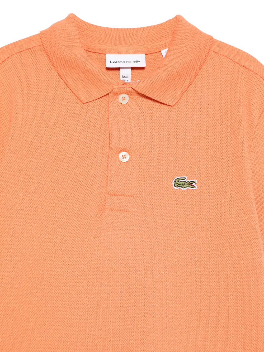 Lacoste Kids Piqué poloshirt Oranje