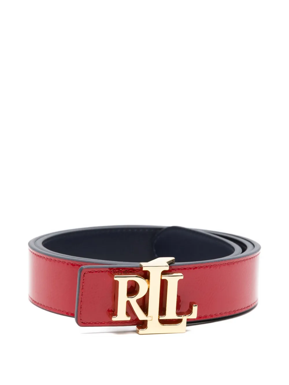Lauren Ralph Lauren logo-buckle belt - Rot