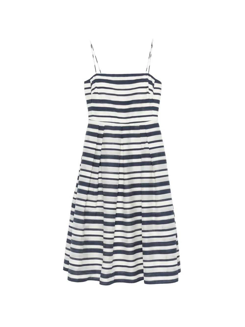 Lauren Ralph Lauren striped midi dress - Blu