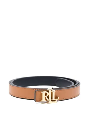 Lauren Ralph Lauren リバーシブル レザーベルト | ブラック | FARFETCH JP