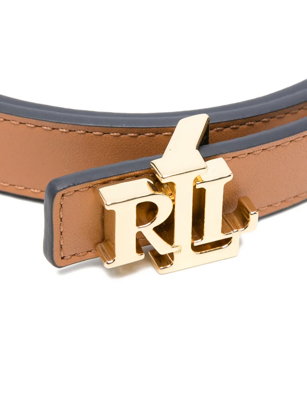 Lauren Ralph Lauren Riem met logogesp Bruin
