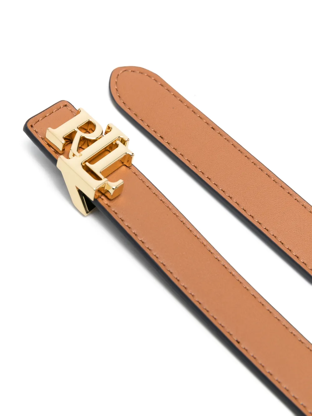 Lauren Ralph Lauren Riem met logogesp Bruin
