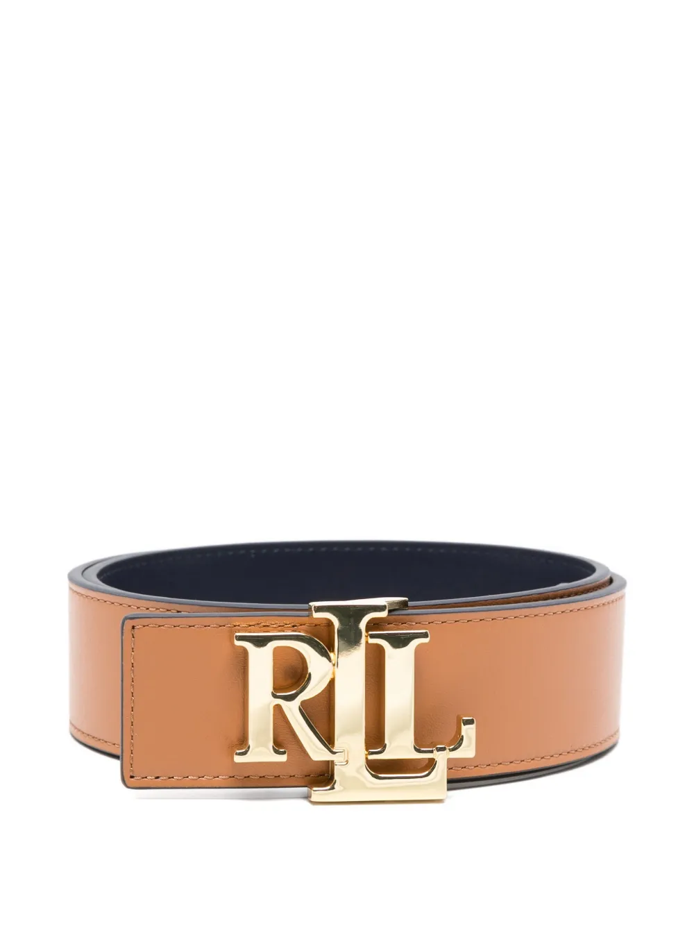 Lauren Ralph Lauren logo-buckle belt - Nude