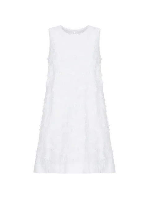 P.A.R.O.S.H. floral-embroidered sleeveless mini dress