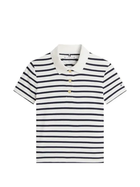 Tommy Hilfiger striped short-sleeve polo top