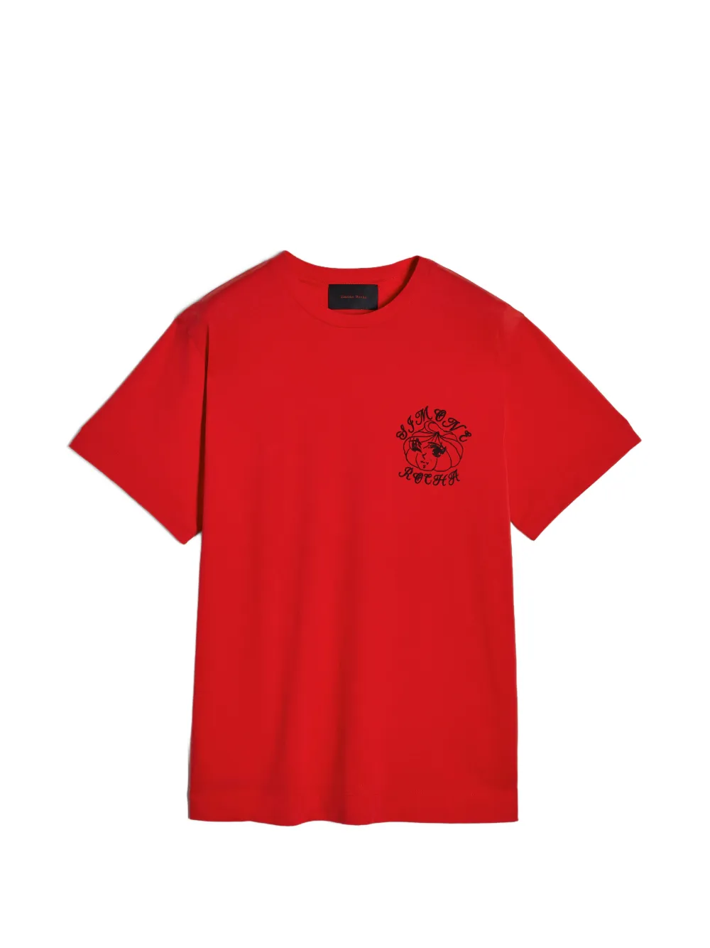 Simone Rocha Dim Sum logo-print T-shirt - Rosso