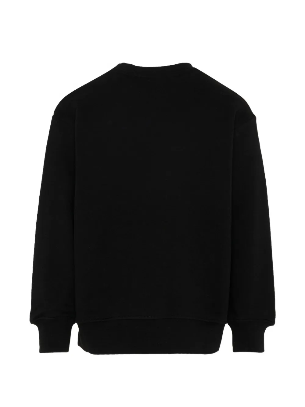  Msgm Kids Round-neck Sweatshirt - Black 