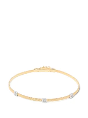 Shihara One Stone Hoop ダイヤモンド ブレスレット 18Kイエロー