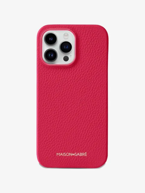 MAISON de SABRÉ leather iPhone 14 Pro case