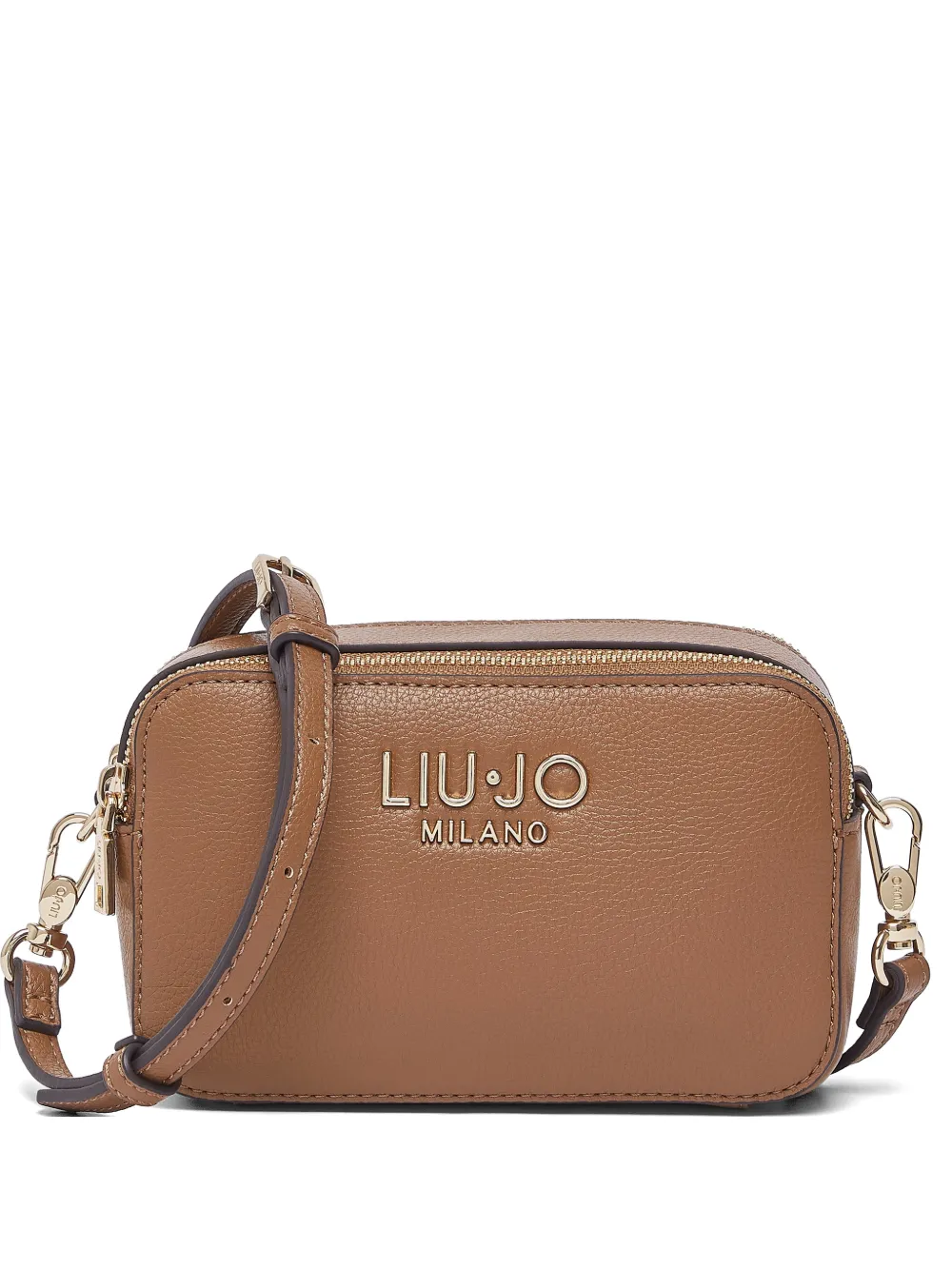 LIU JO Borsa a tracolla con zip - Toni neutri