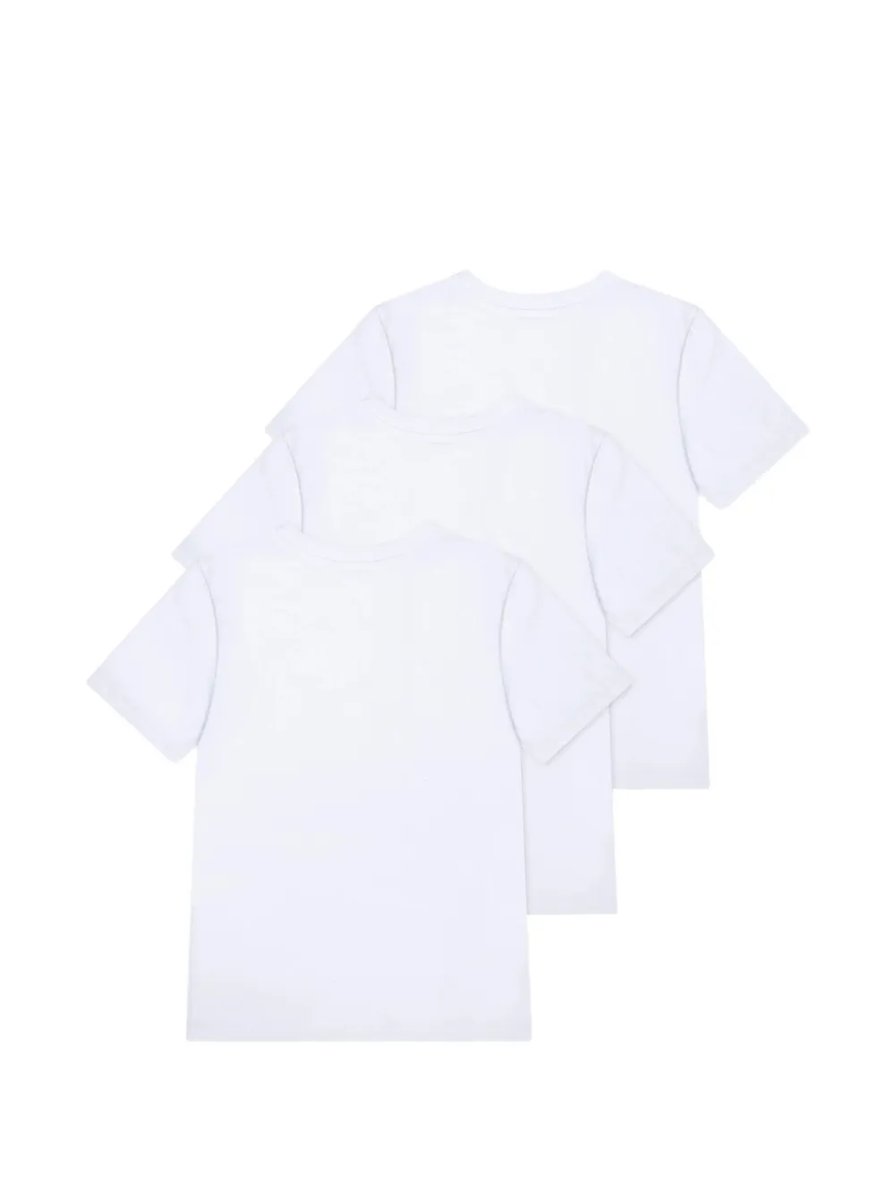  Lacoste Kids Logo T-shirt (set Of Three) - White 