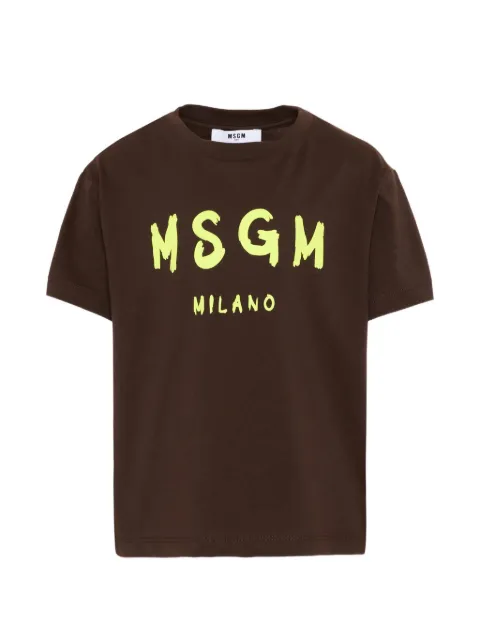 MSGM Kids graphic-print T-shirt