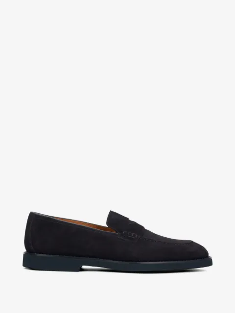 Doucal's suede penny loafers
