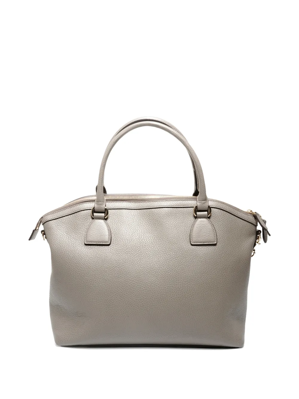  Gucci Pre-owned 2010s Interlocking-g Leather Tote Bag - Grey 
