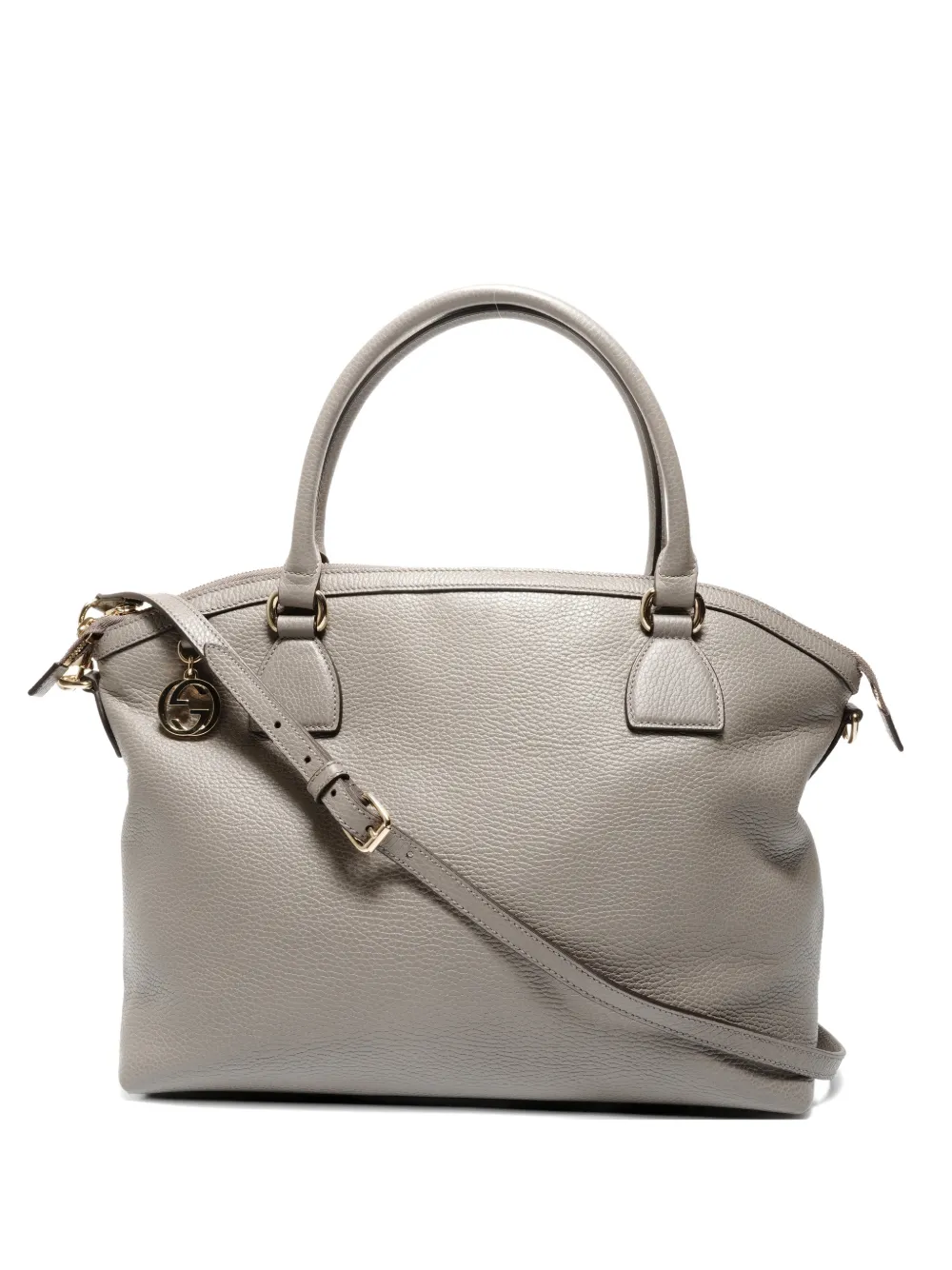 Gucci Pre-Owned 2010s Interlocking-G leather tote bag - Grigio