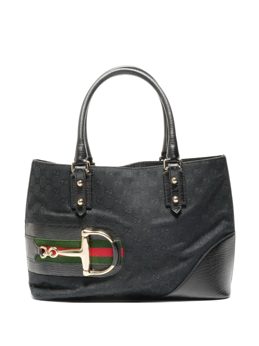 Gucci Pre-Owned 2000s Hasler GG canvas tote bag - Nero
