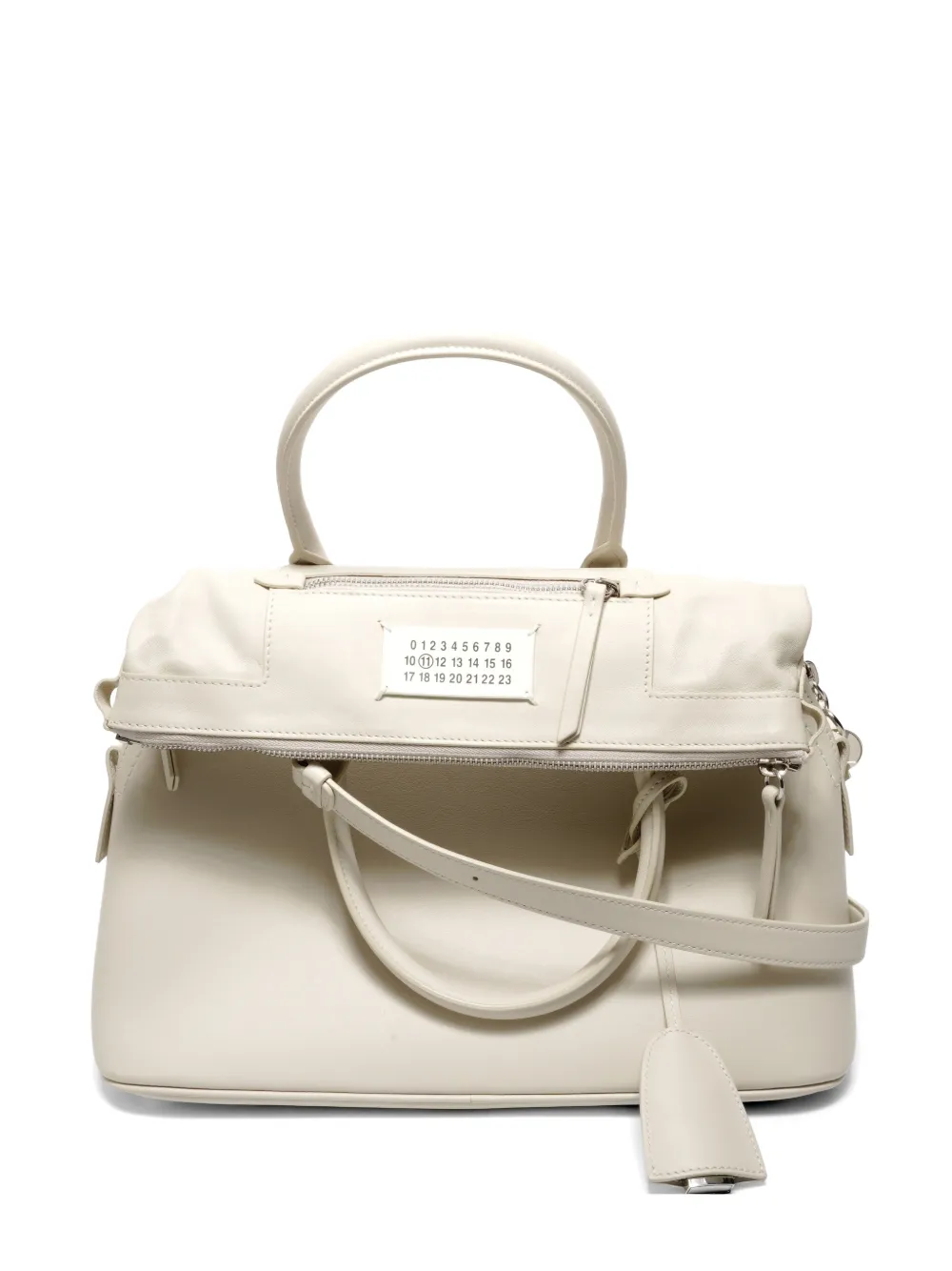 Maison Martin Margiela Pre-Owned 2015-2025 medium 5AC leather tote bag - Toni neutri