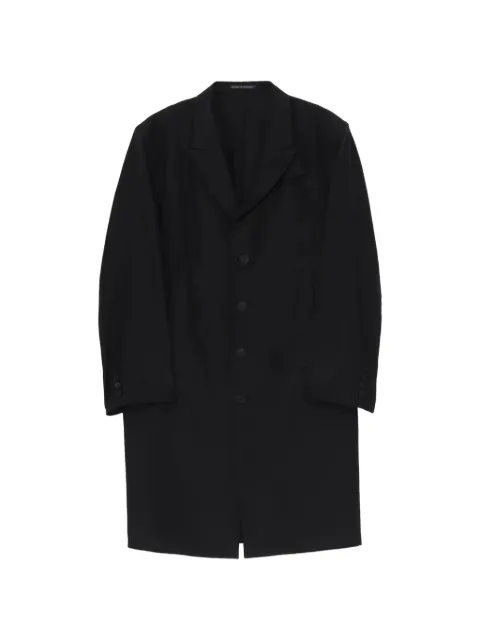 Yohji Yamamoto single-breasted silk suit