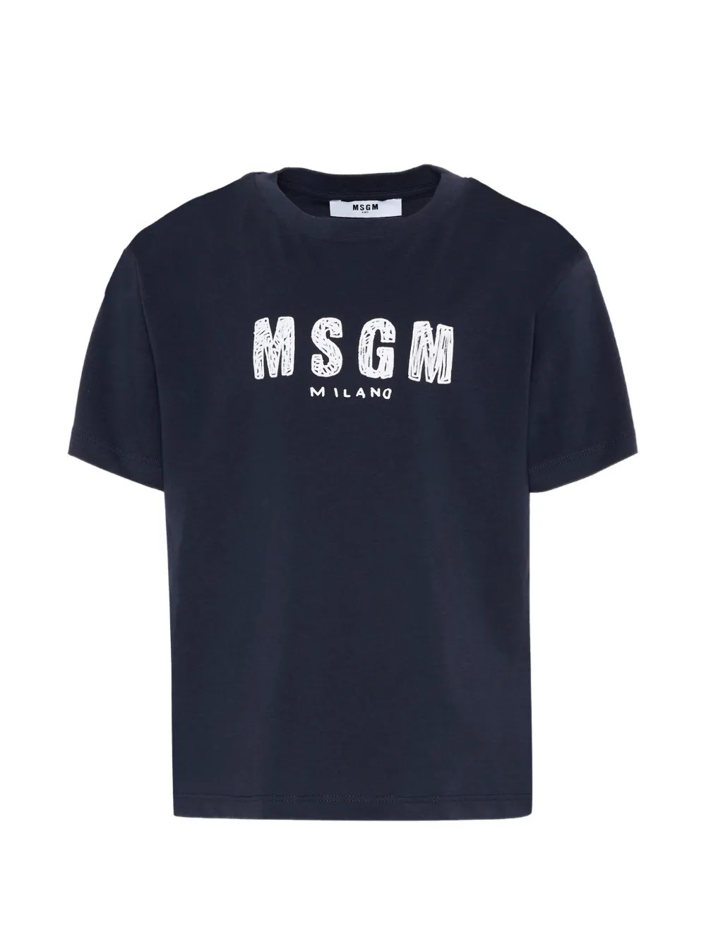 MSGM Kids short-sleeve T-shirt - Blu