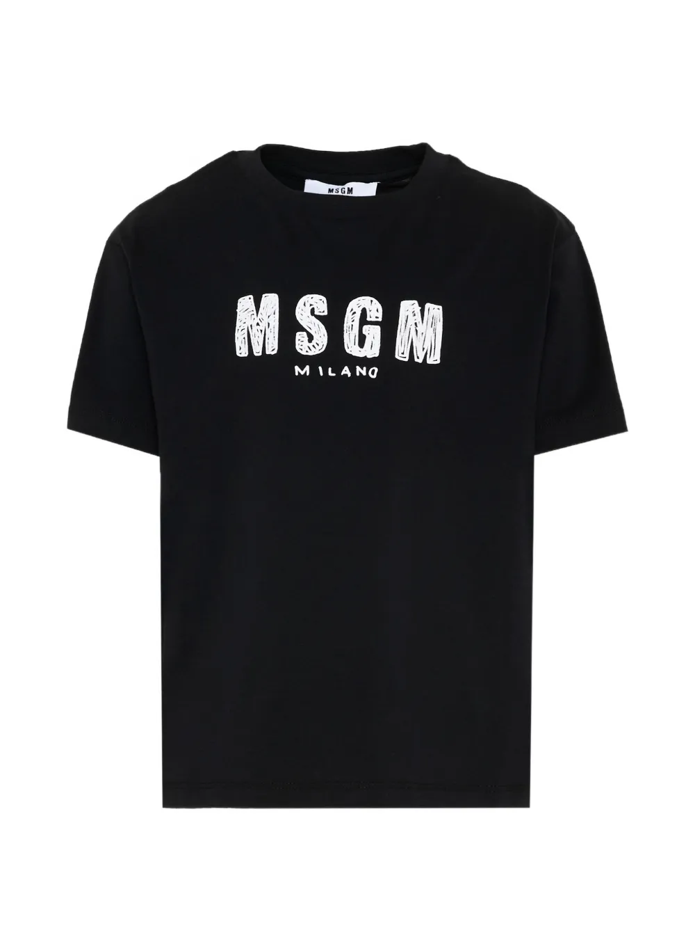 MSGM Kids logo-print short-sleeve T-shirt - Nero