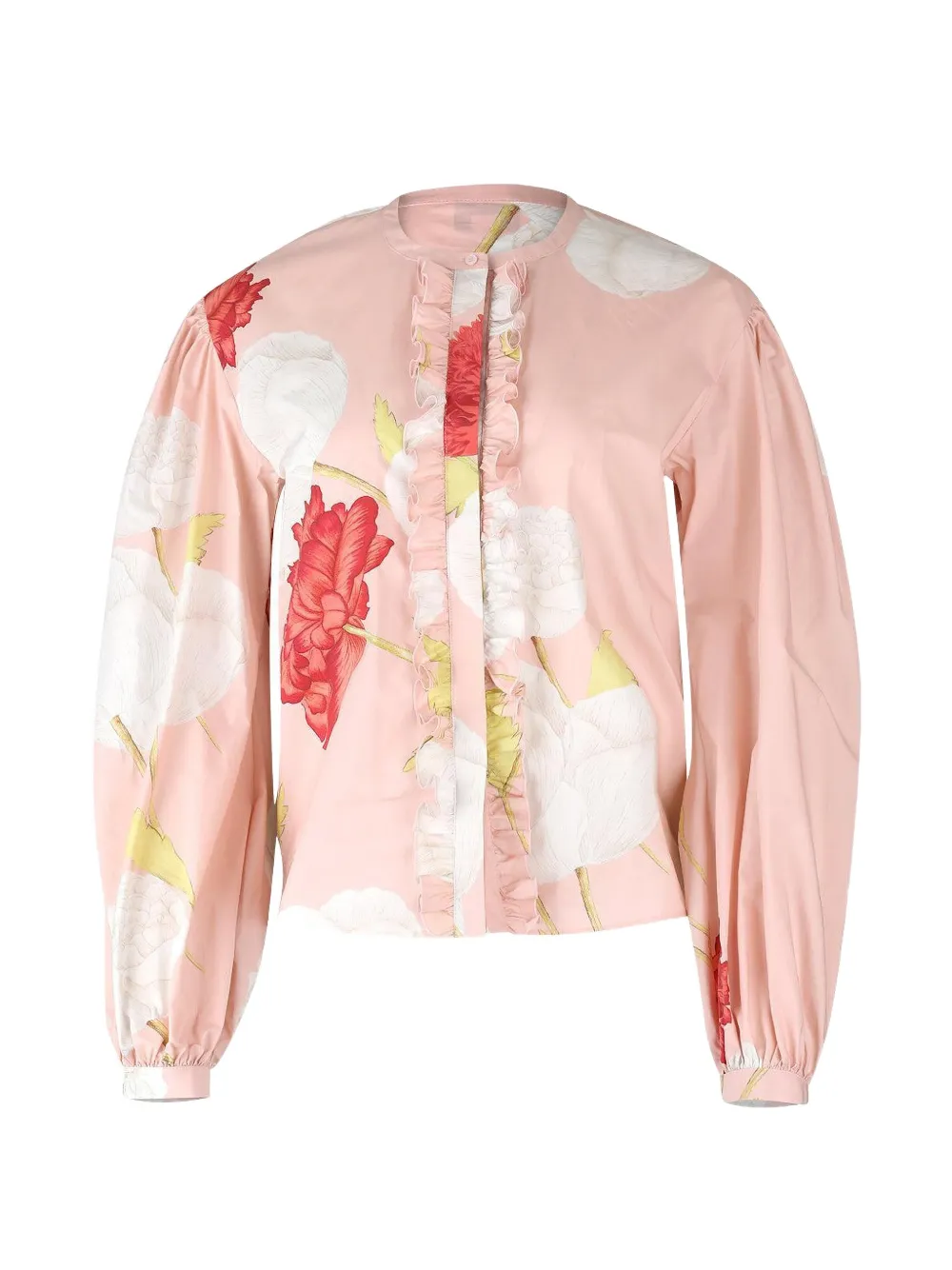 Giambattista Valli ruffled-detail blouse - Rosa