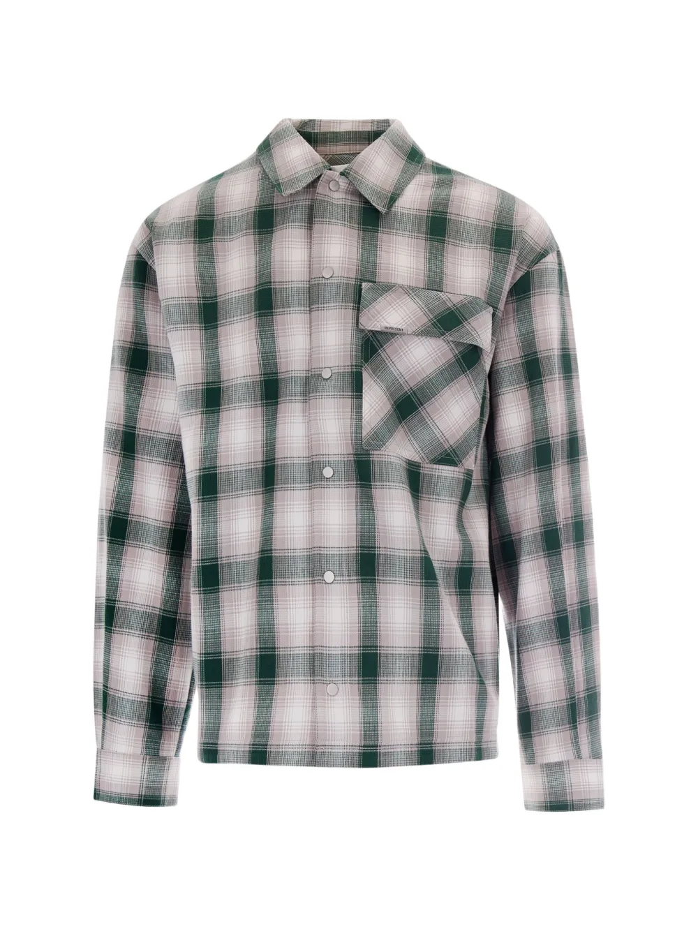 Represent chest-pocket shirt - Verde