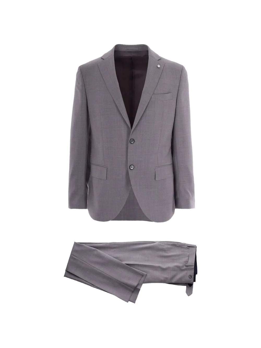 L.B.M. 1911 button-fastening wool suit - Grigio
