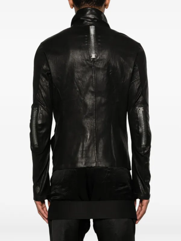 Isaac Sellam Experience zip-up Leather Jacket | Black | FARFETCH AU