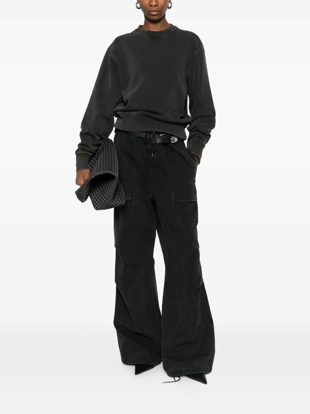  Entire Studios Seam Detail Sweatshirt - Black 