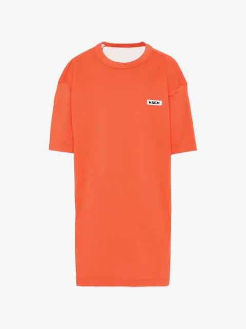 MSGM Kids drawstring short-sleeve dress