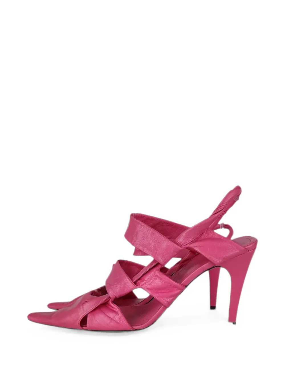 Bottega Veneta Pre-Owned point strap leather pumps - Rosa