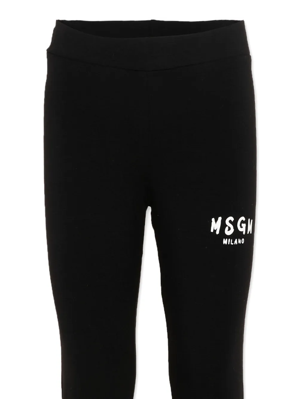  Msgm Kids Legging à Logo - Noir 