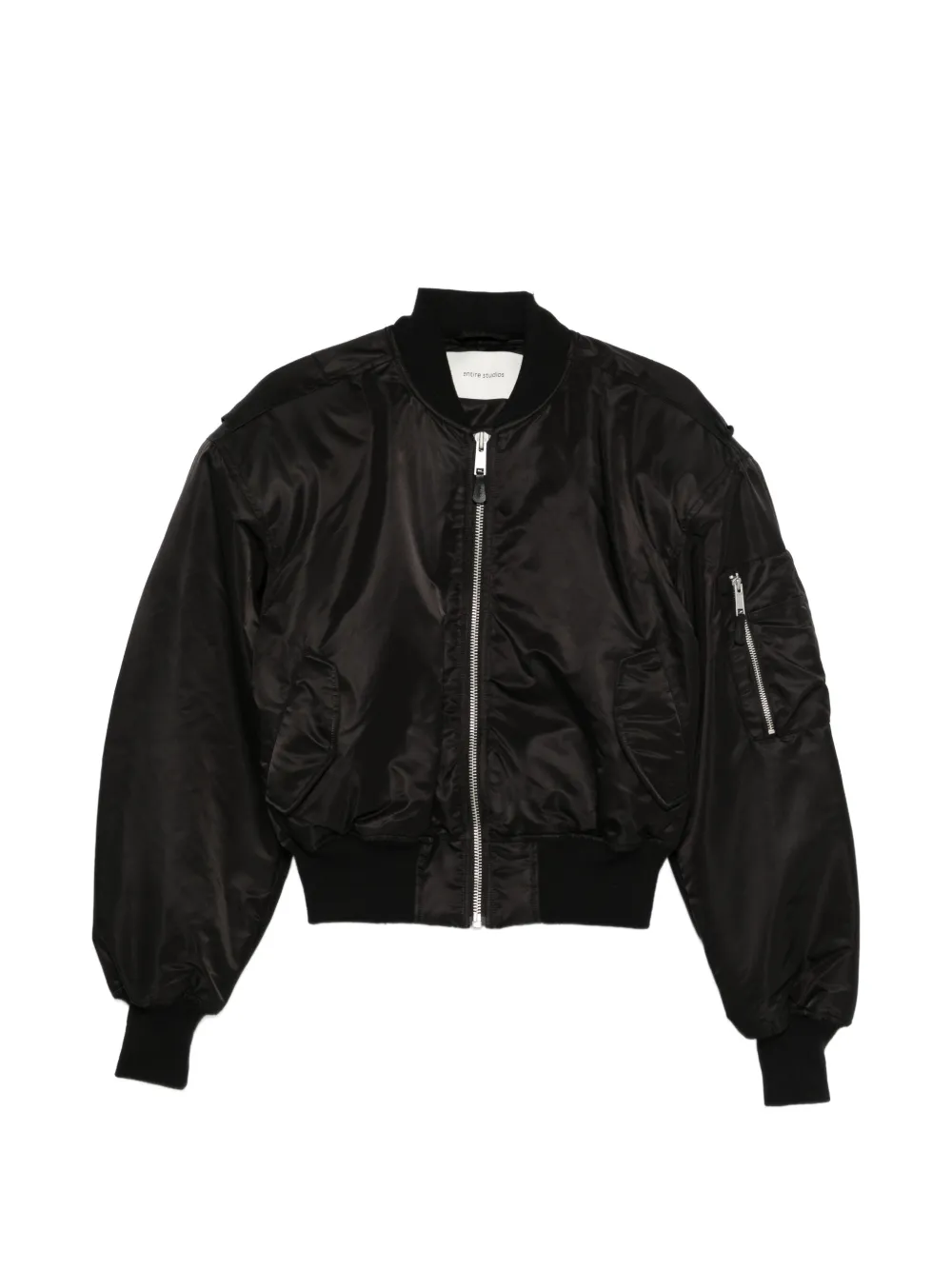 ENTIRE STUDIOS zip-fastening bomber jacket - Nero