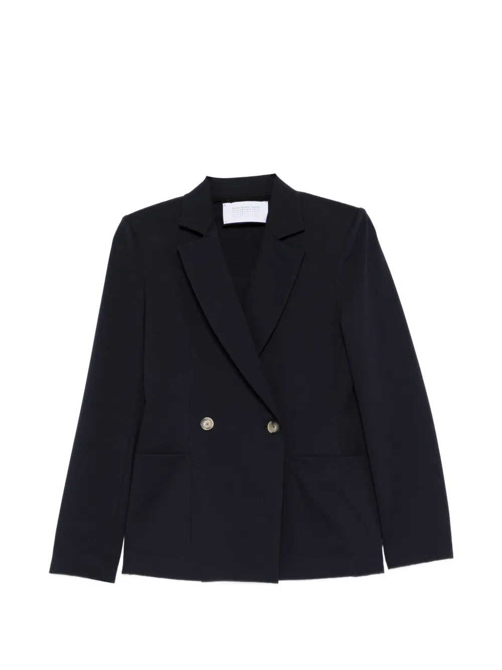 Harris Wharf London notched-lapel double-breasted blazer - Blu