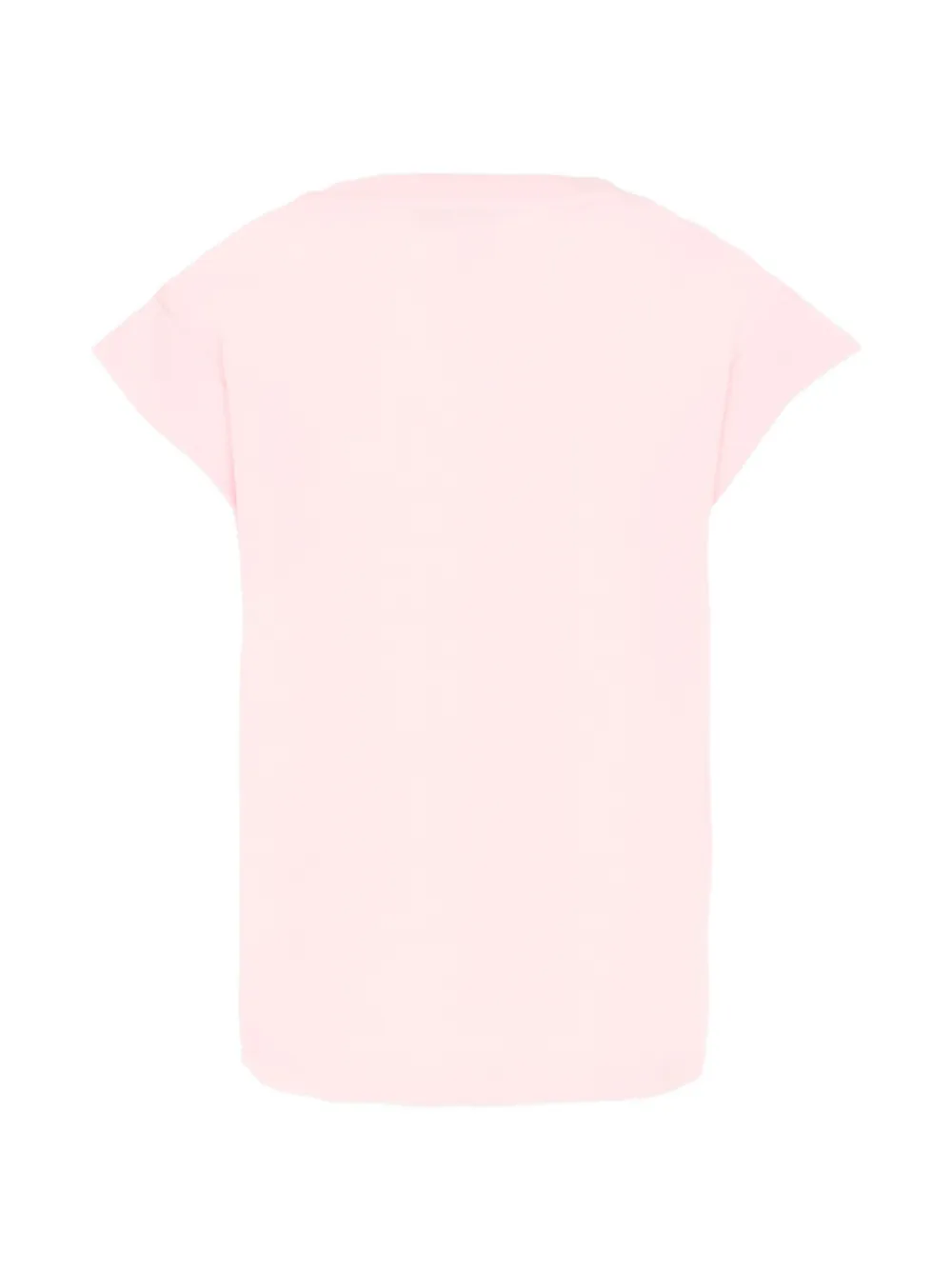 MSGM Kids T-shirt met logo Roze