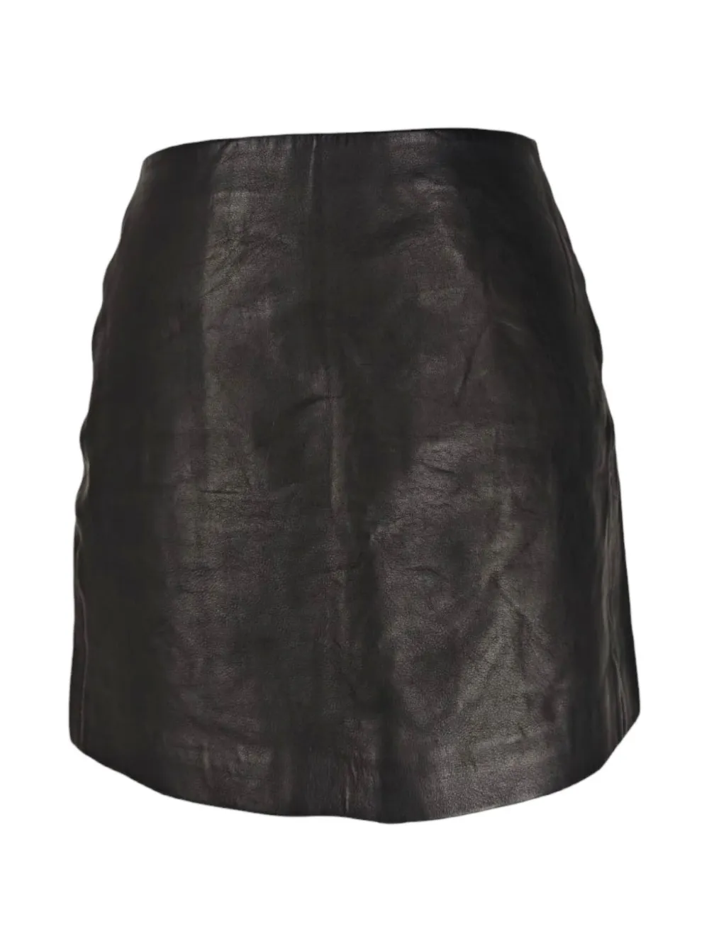 Sézane leather mini skirt - Nero