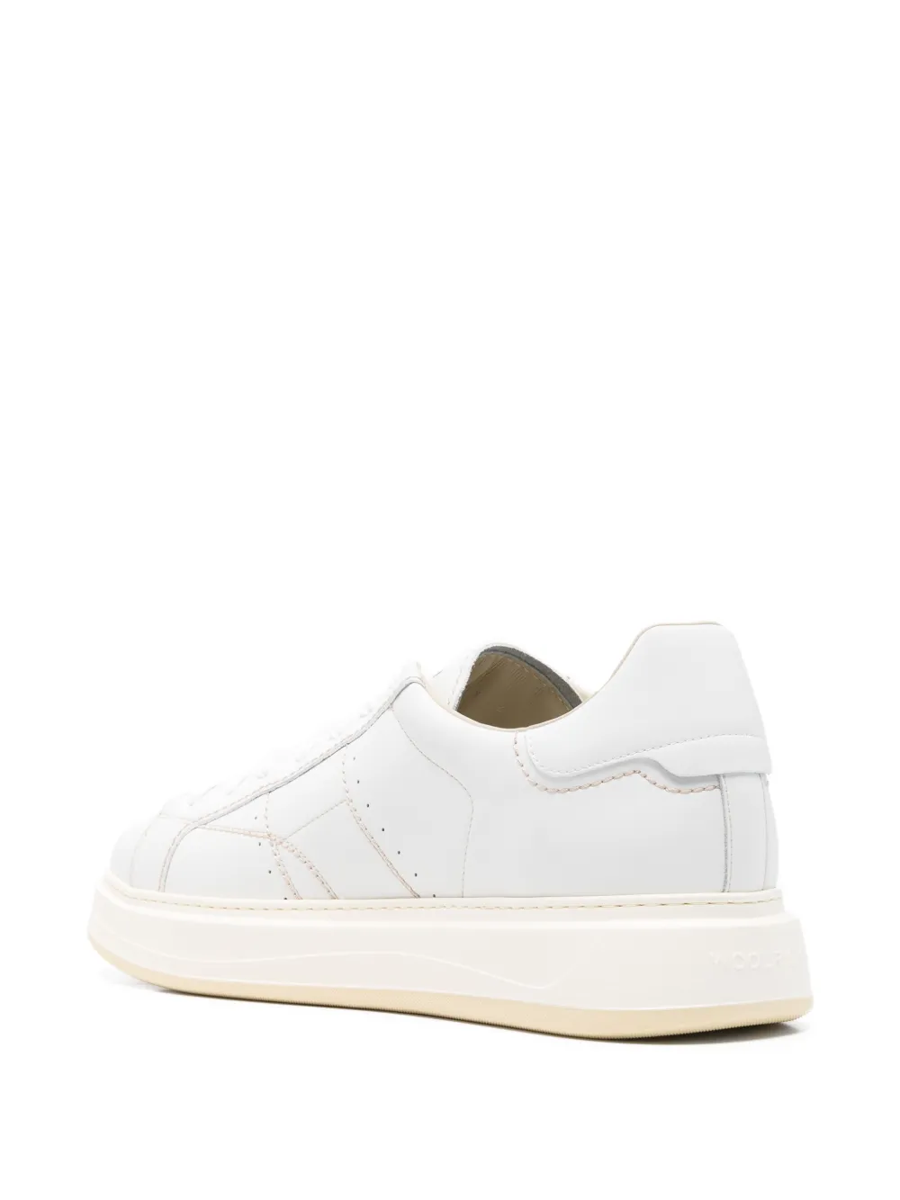 Woolrich Arrow sneakers met geperforeerd vlak Wit