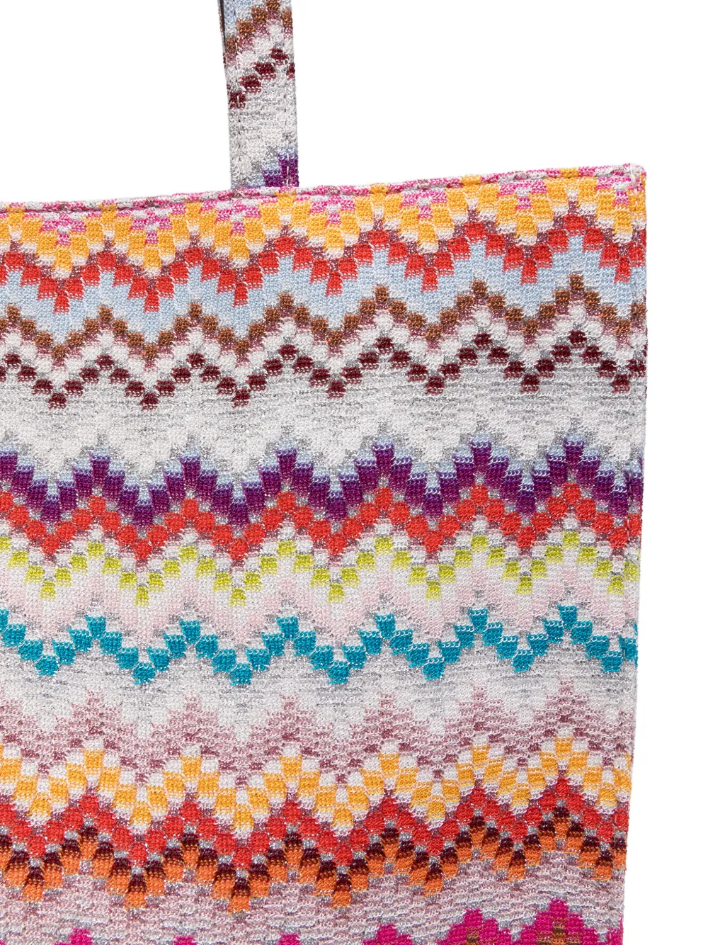 Missoni Schoudertas met zigzag-patroon Roze