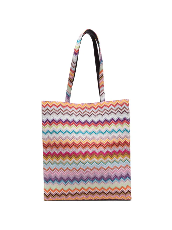 Missoni Zig Zag Shoulder Bag in Pink