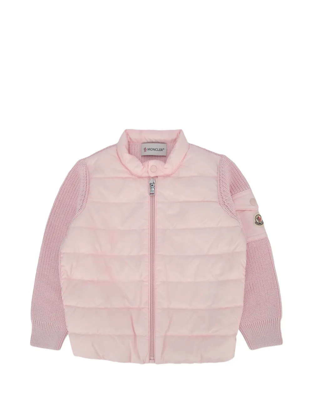Moncler Enfant Jack met vlakken Roze