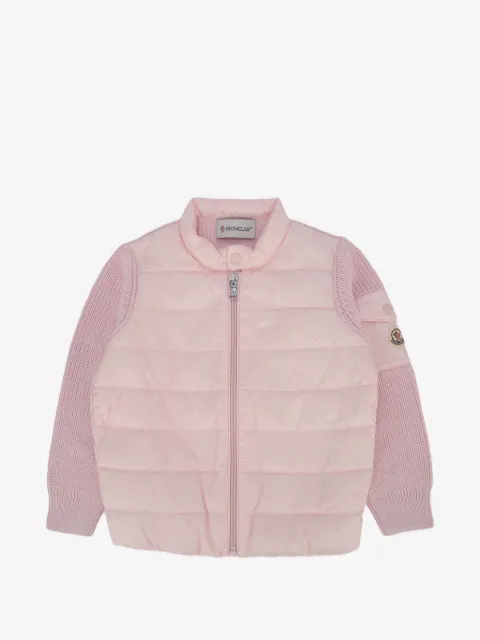 Moncler Enfant chamarra con paneles
