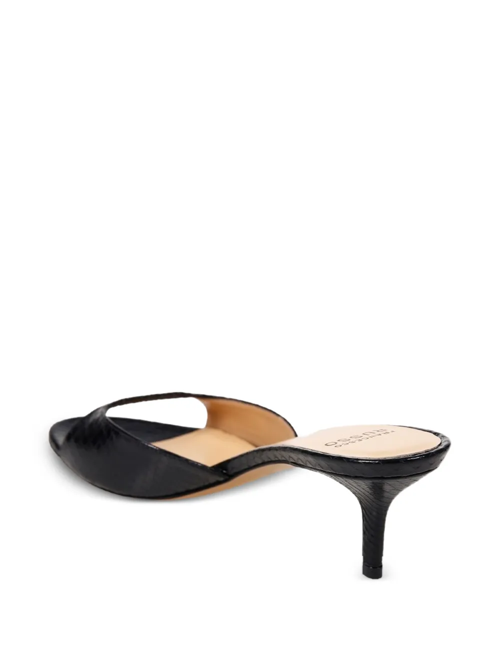  Francesco Russo Cutout Sandals - Black 