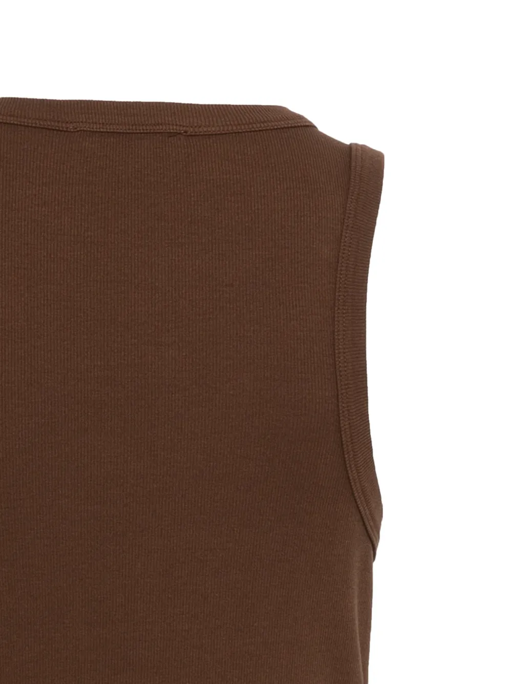 ENTIRE STUDIOS Geribbelde tanktop Bruin