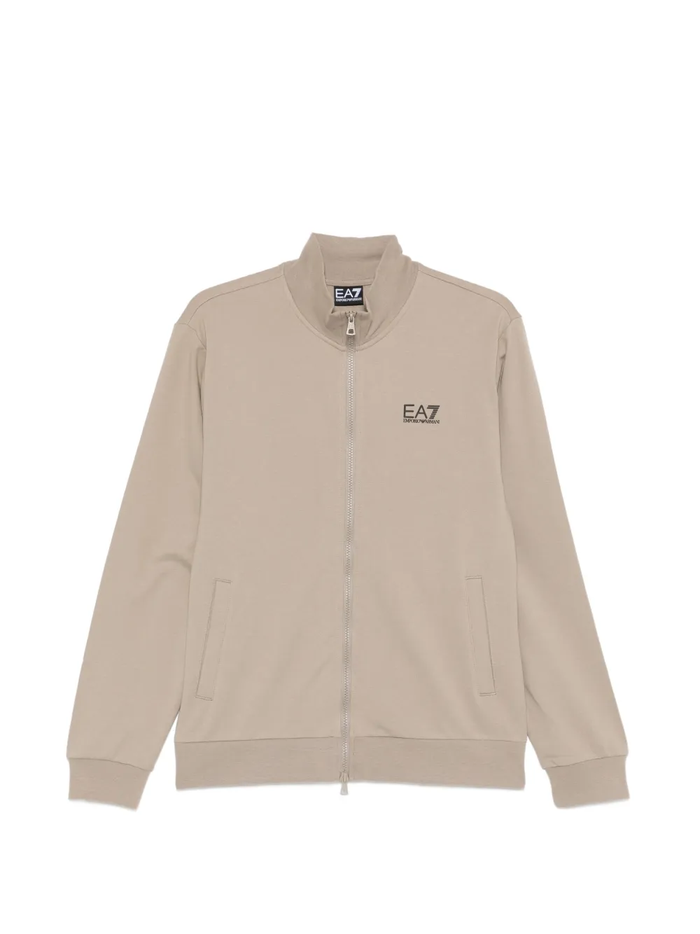 Ea7 Emporio Armani zip collar sweatshirt - Toni neutri