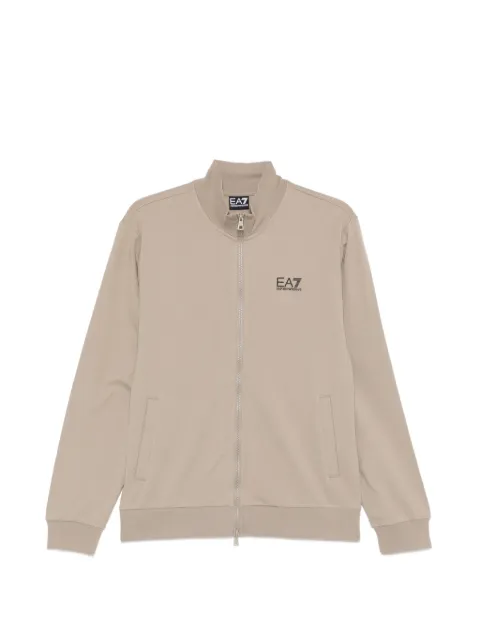 Ea7 Emporio Armani zip collar sweatshirt