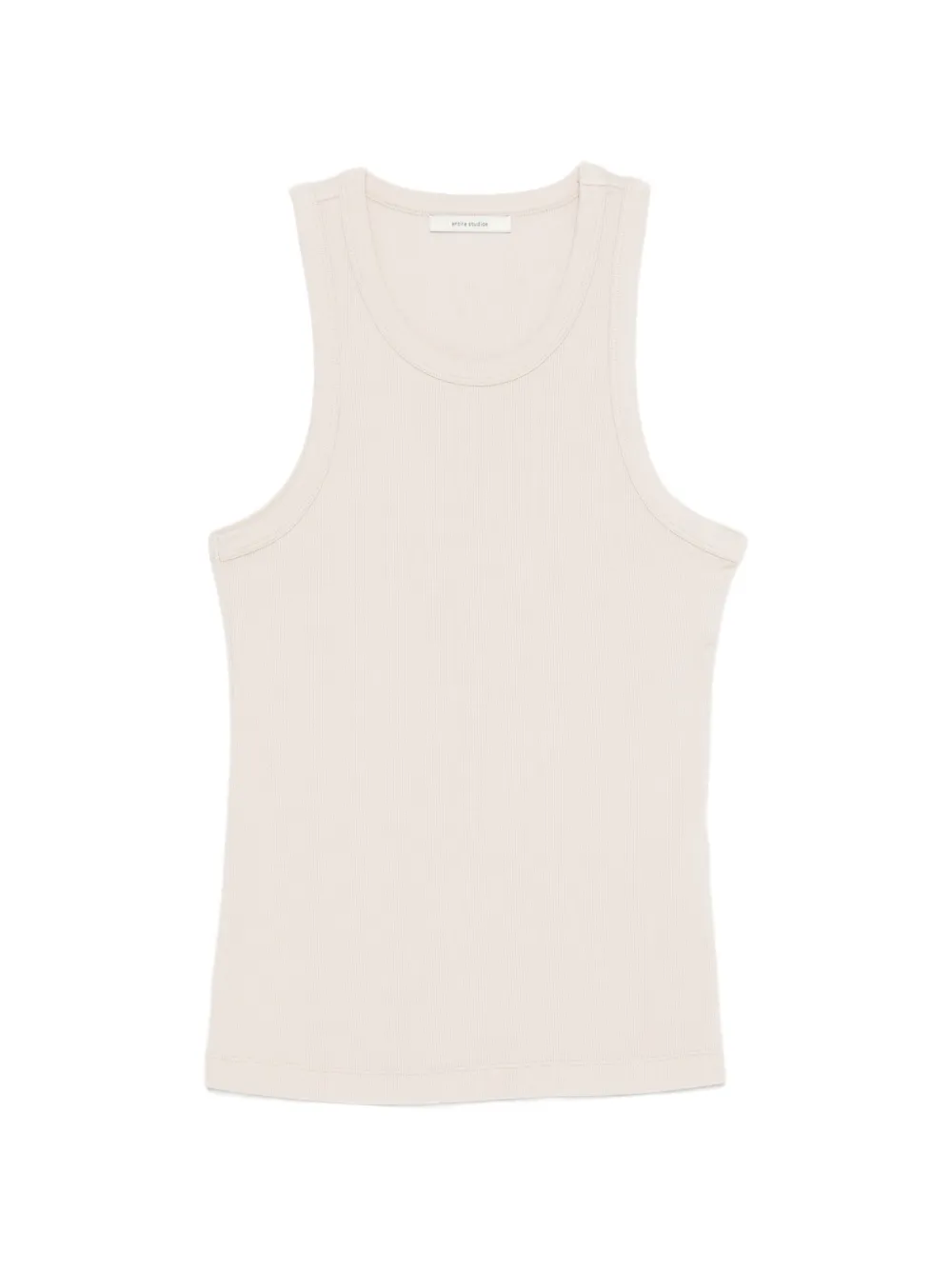 ENTIRE STUDIOS ribbed tank top - Toni neutri