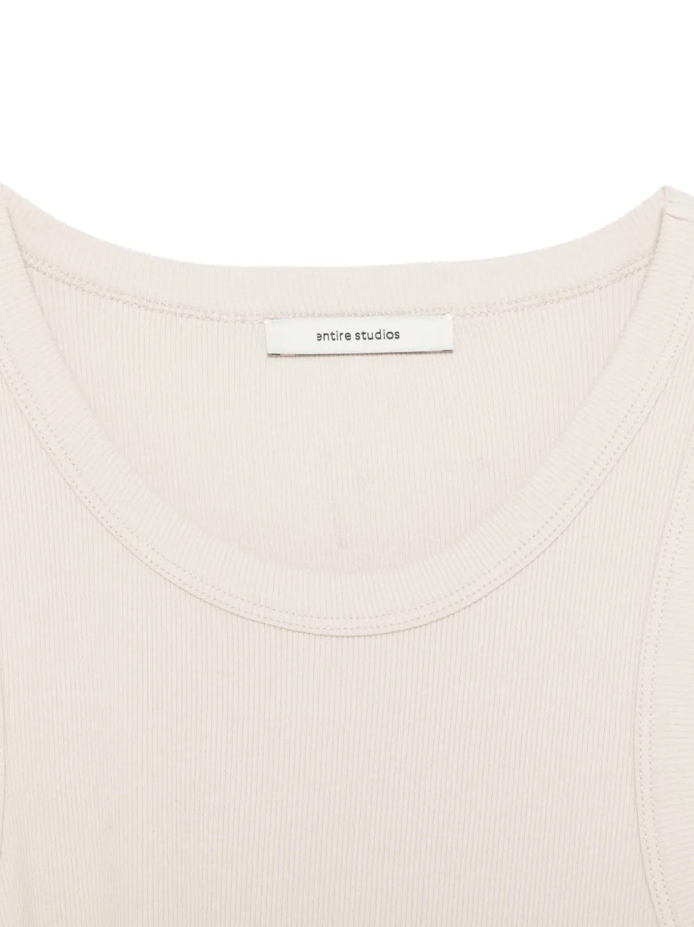 Entire Studios Ribbed Tank Top - Neutrals 