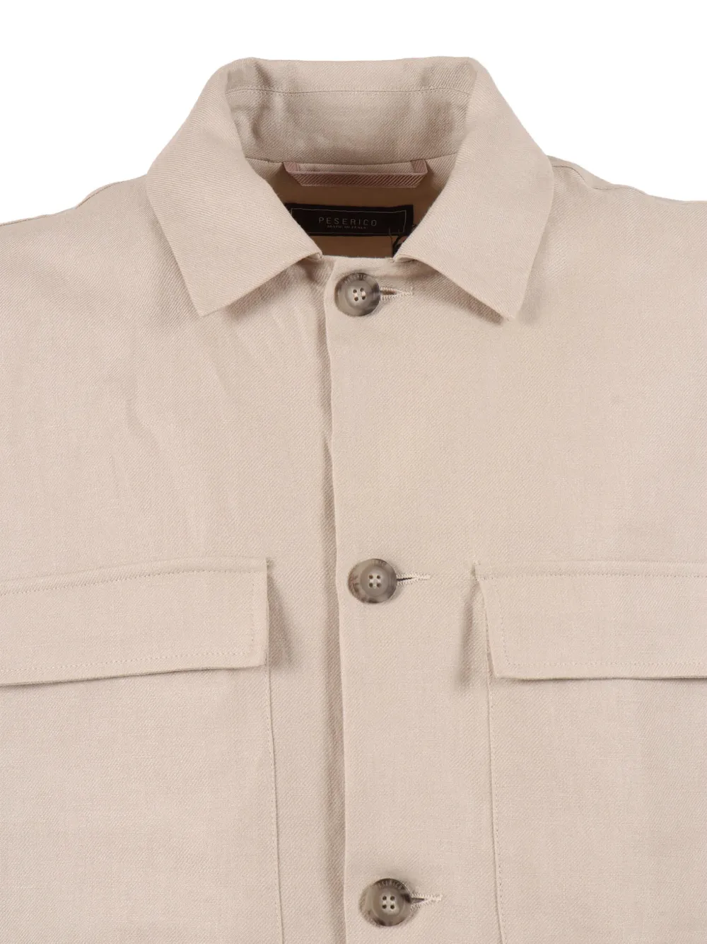  Peserico Pocket Overshirt - Neutrals 